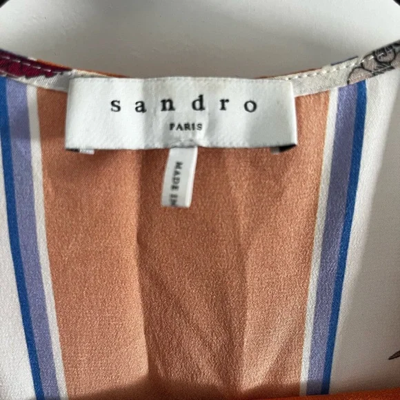 Sandro silk kimono dress - Picture 3 of 5